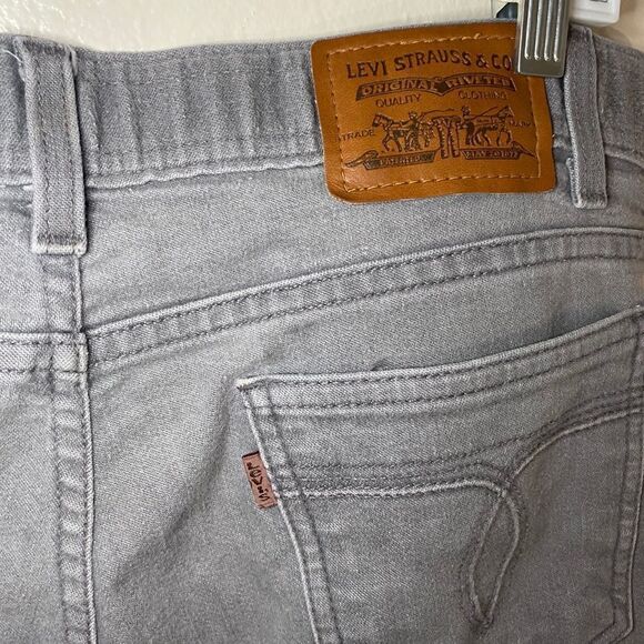 Levi’s Men’s Gray Jeans Sz W 36 L 32 - Picture 4 of 7